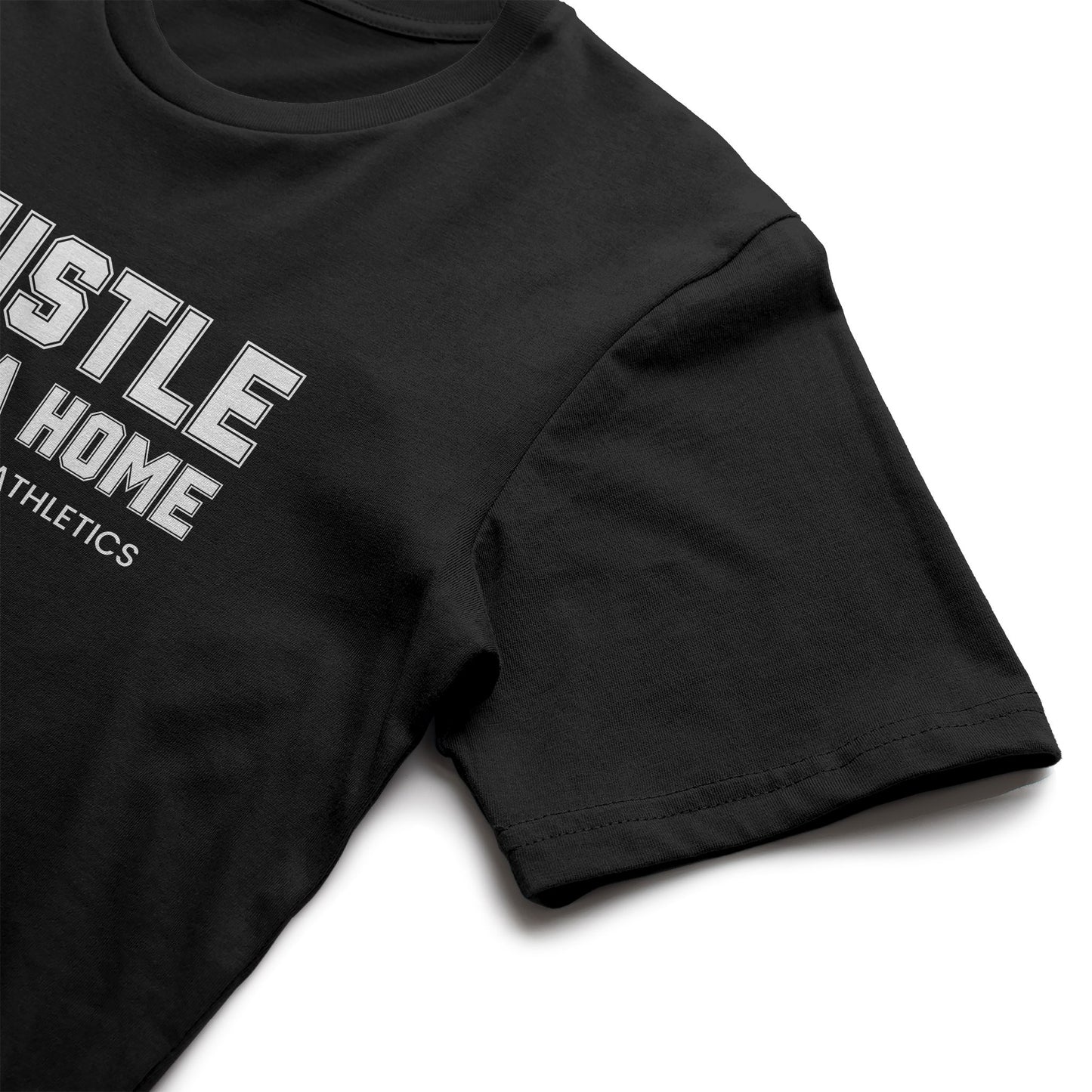 HUSTLE HOME Midweight Tee - Black