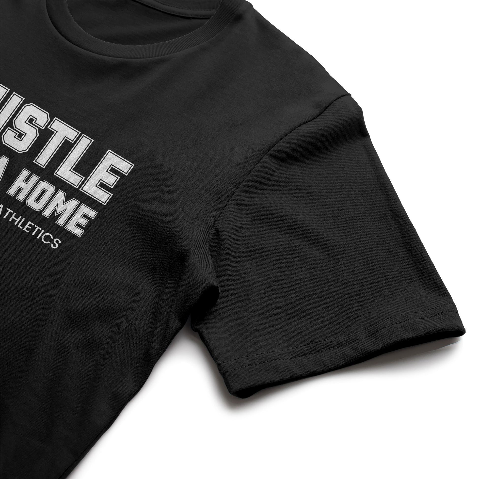 HUSTLE HOME Midweight Tee - Black
