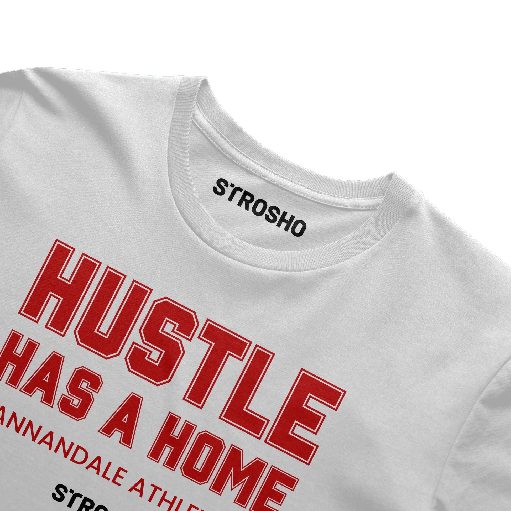 HUSTLE HOME Midweight Tee - White