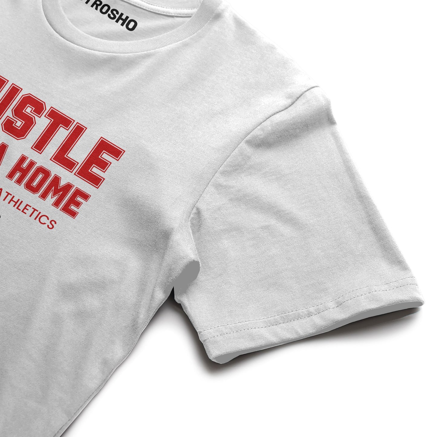 HUSTLE HOME Midweight Tee - White