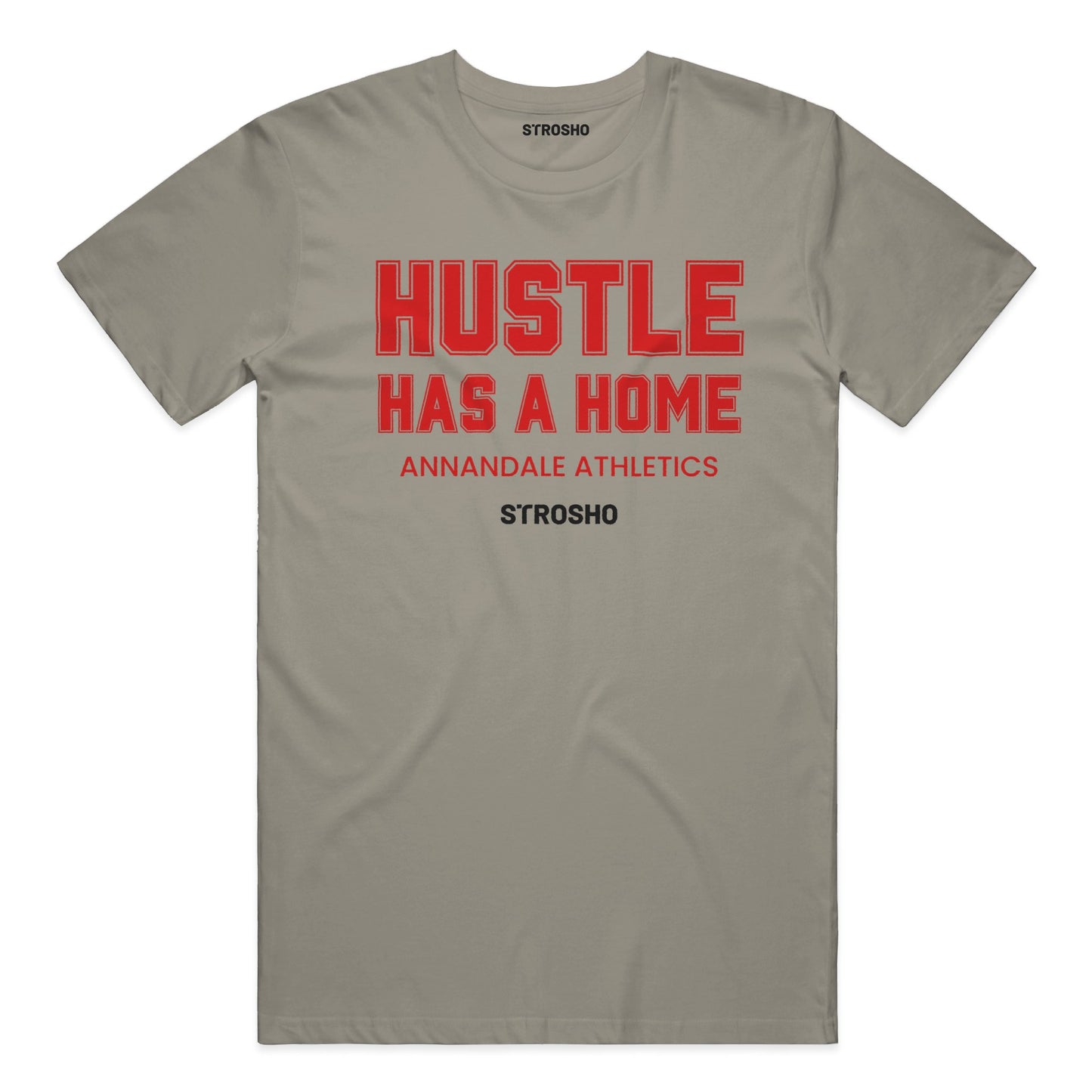 HUSTLE HOME Midweight Tee - Sandstone