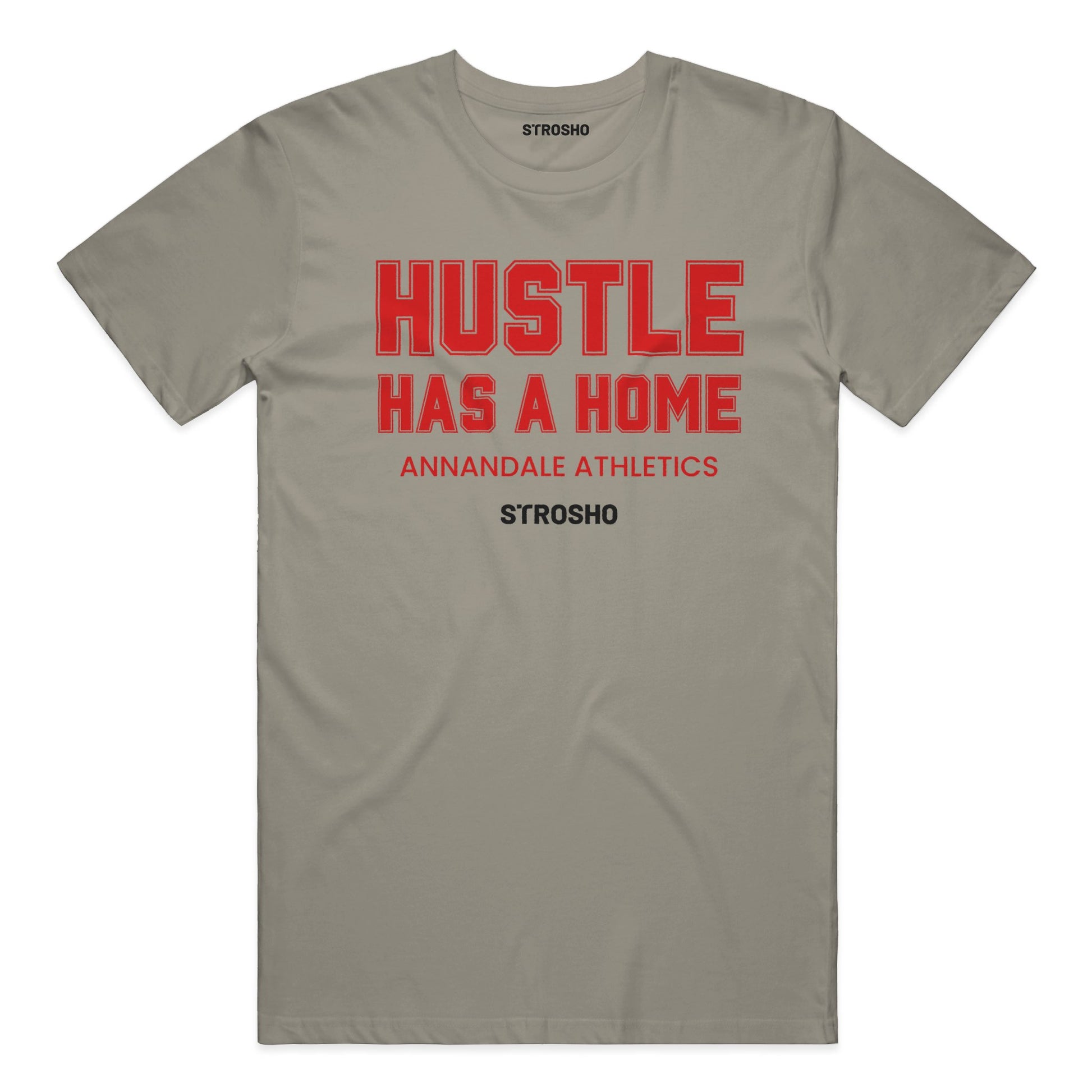 HUSTLE HOME Midweight Tee - Sandstone