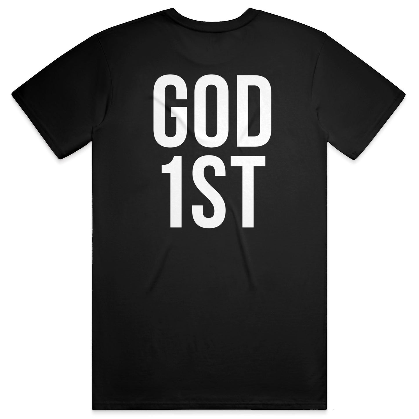 GOD 1ST Midweight Tee – Black