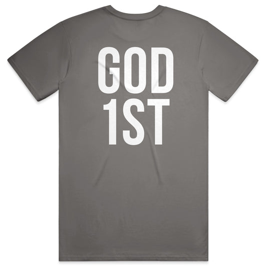 GOD 1ST Midweight Tee – Pepper
