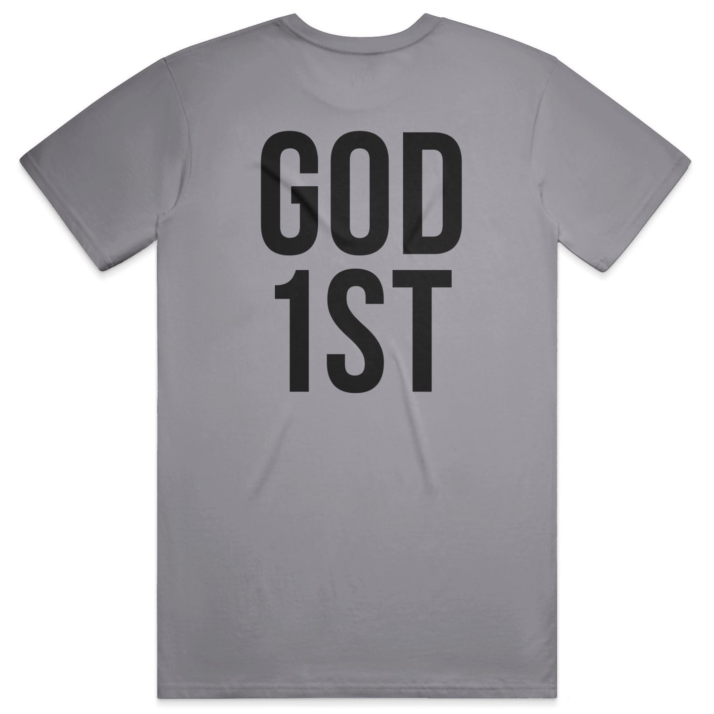 GOD 1ST Midweight Tee – Granite