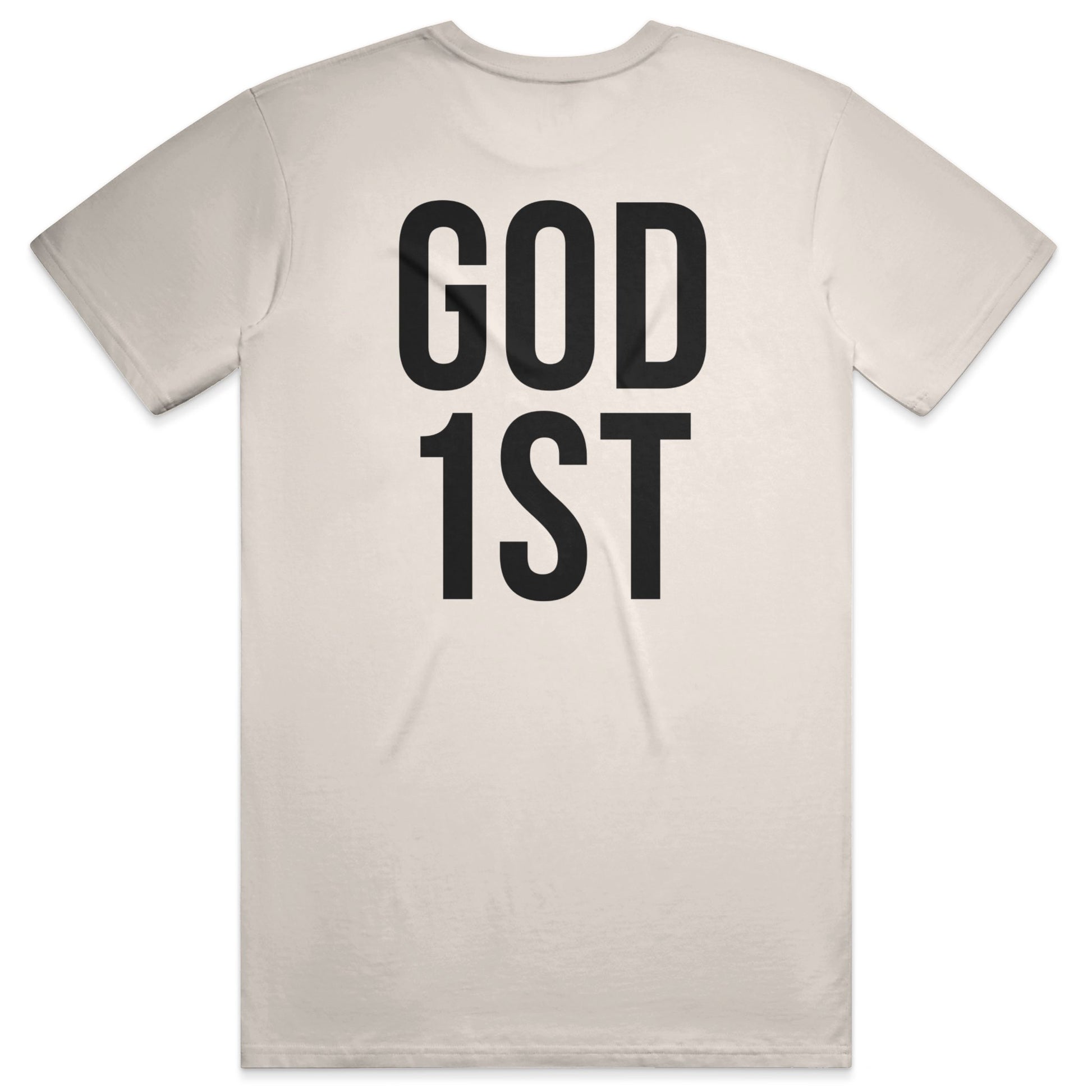 GOD 1ST Midweight Tee – Ivory