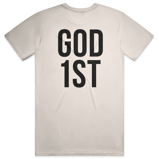 GOD 1ST Midweight Tee – Ivory