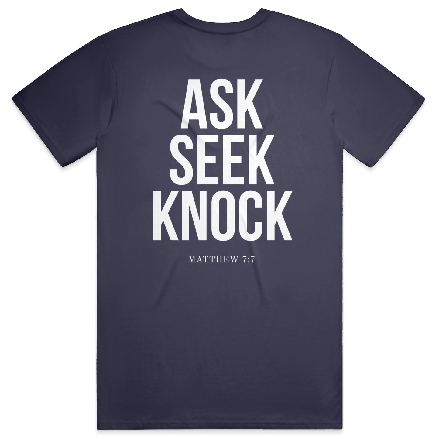 ASK Midweight Tee – Navy