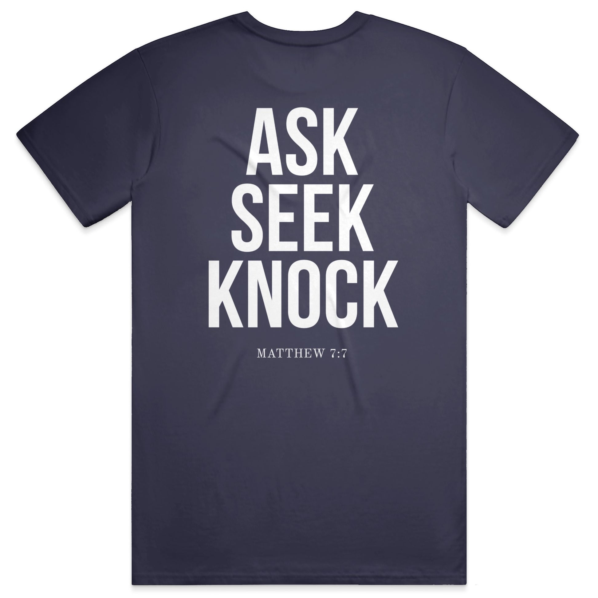 ASK Midweight Tee – Navy