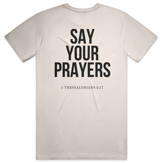 PRAYERS Midweight Tee – Black