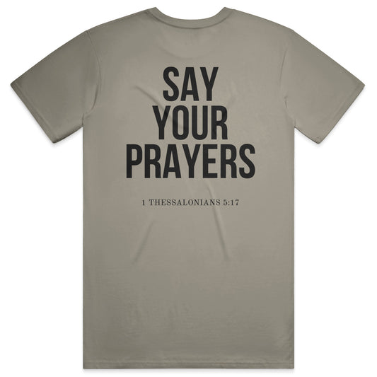 PRAYERS Midweight Tee - Sandstone