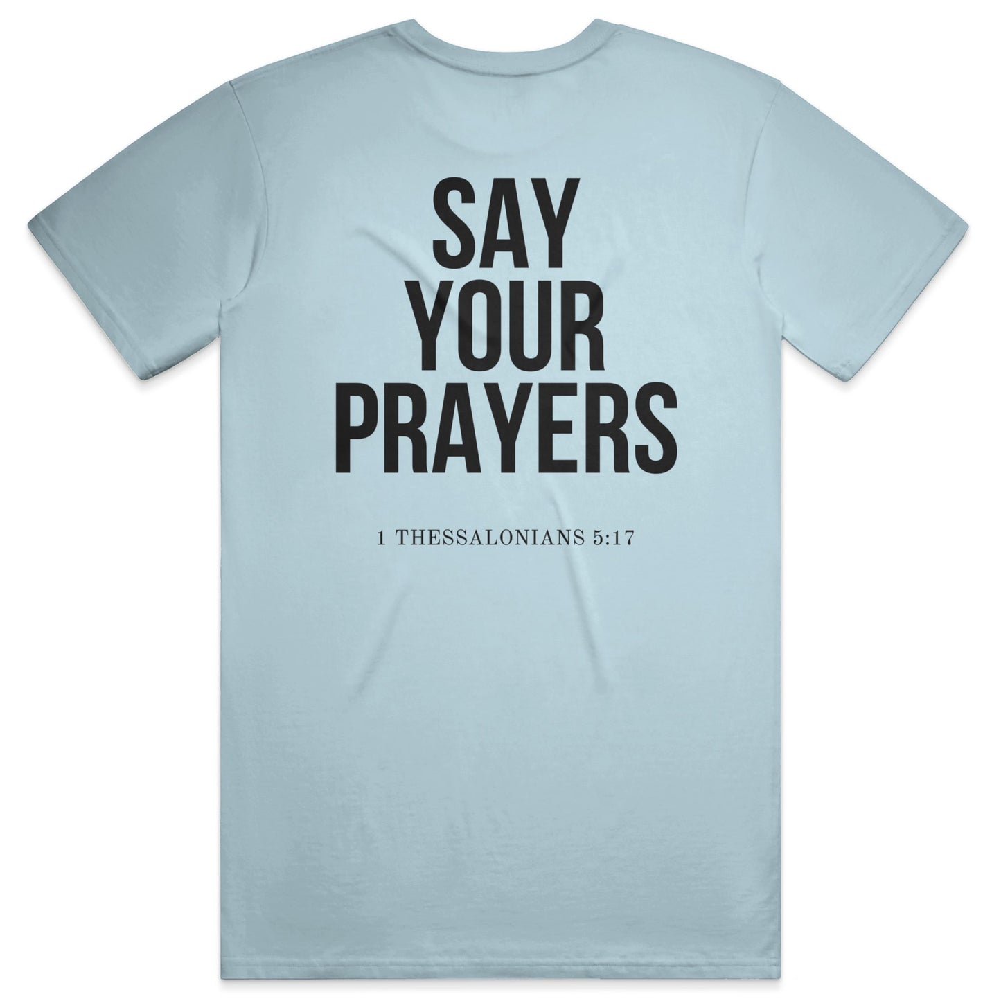 PRAYERS Midweight Tee - Chambray