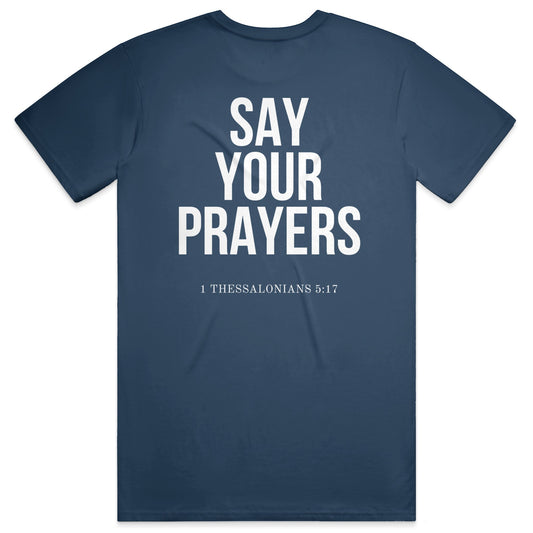 PRAYERS Midweight Tee - Midnight
