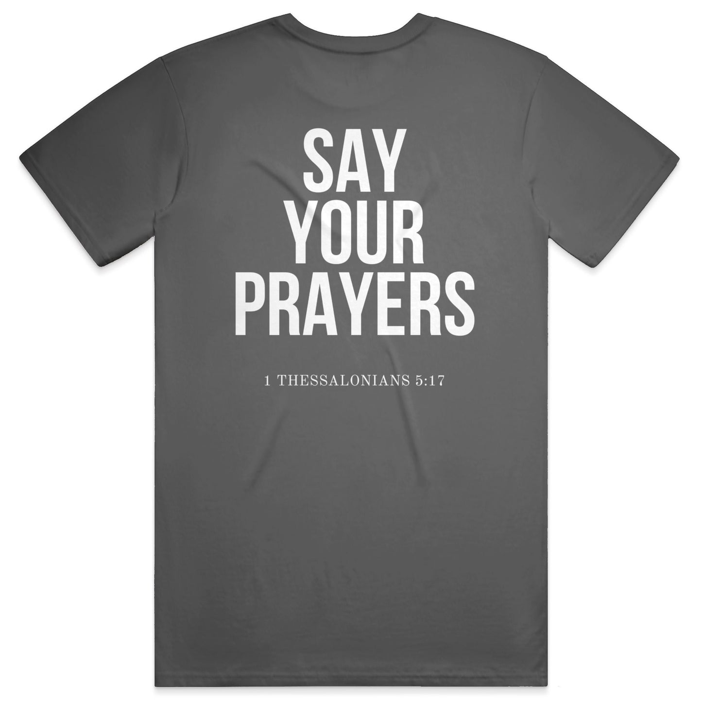 PRAYERS Midweight Tee - Graphite