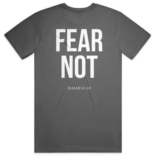 FEAR NOT Midweight Tee - Graphite