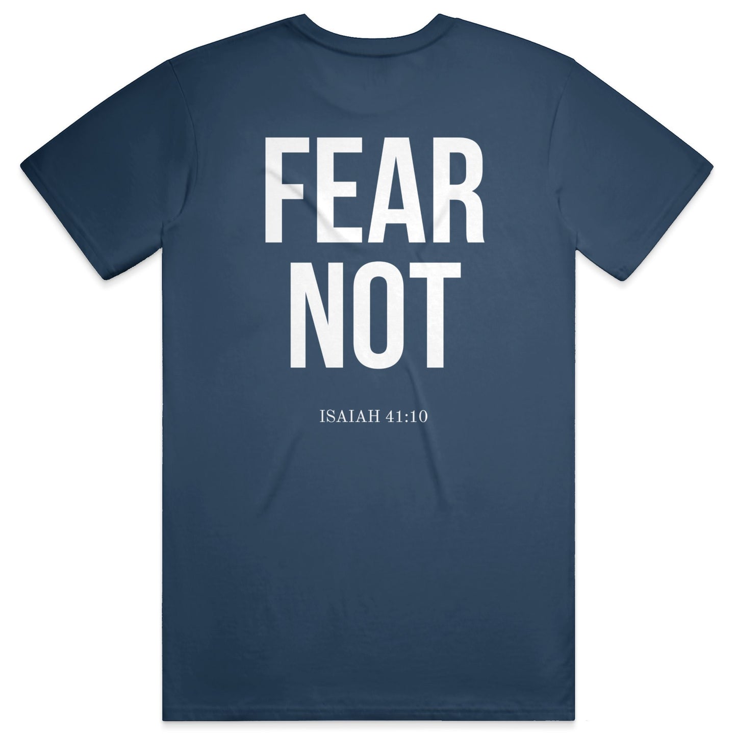 FEAR NOT Midweight Tee - Midnight