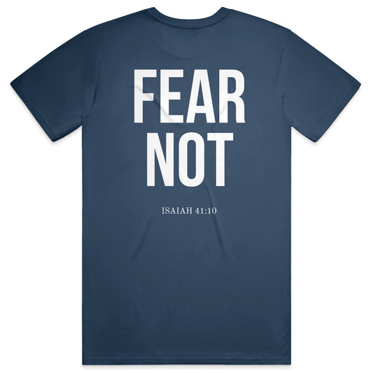 FEAR NOT Midweight Tee - Midnight