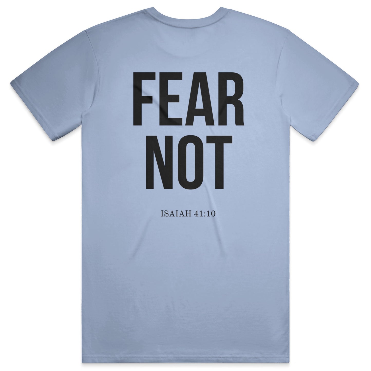 FEAR NOT Midweight Tee - Washed Denim