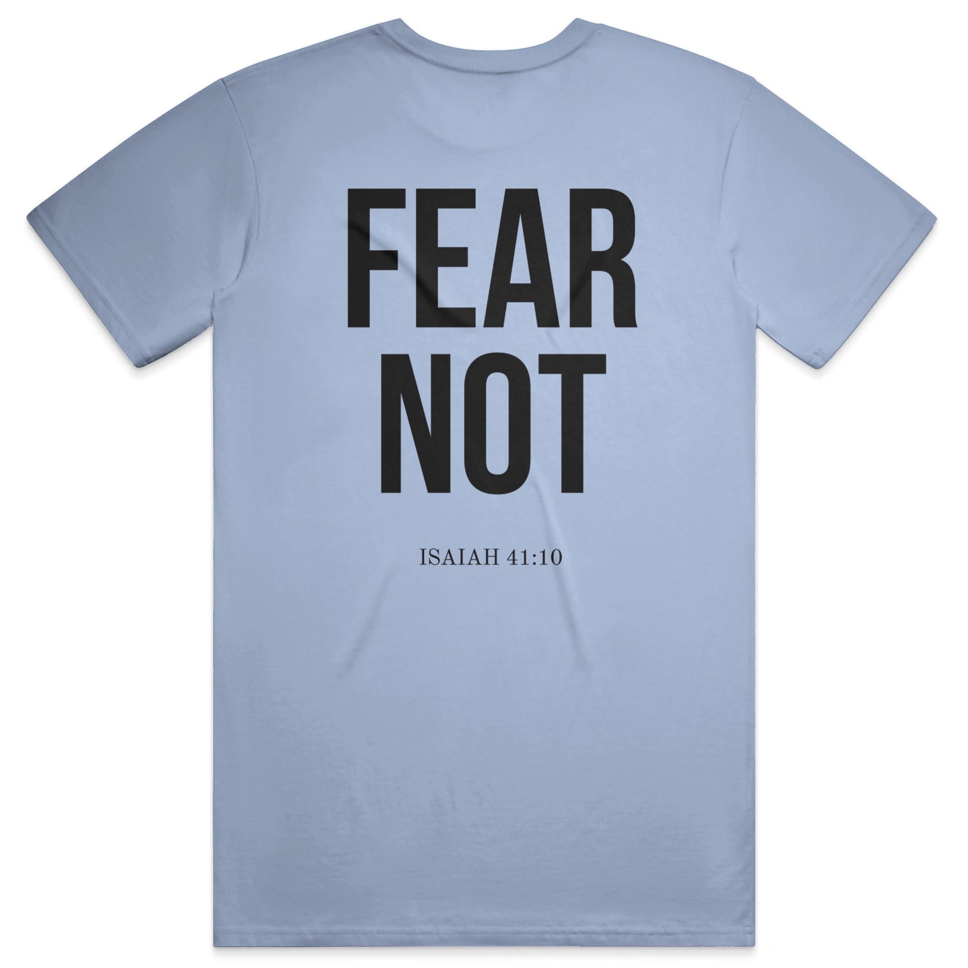 FEAR NOT Midweight Tee - Washed Denim
