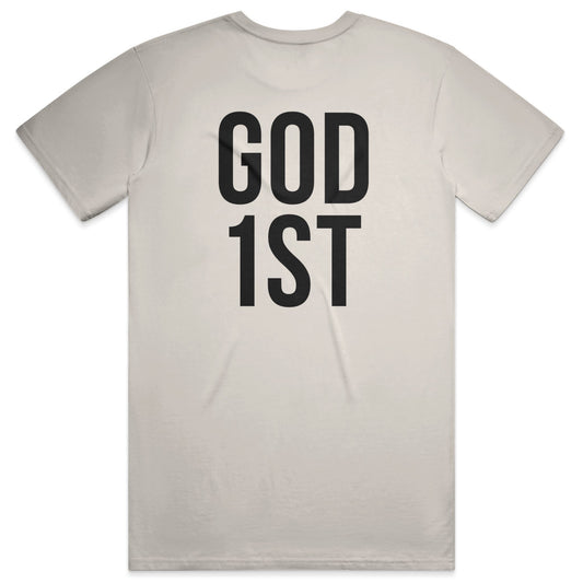 GOD 1ST Soft Tee - Vintage White