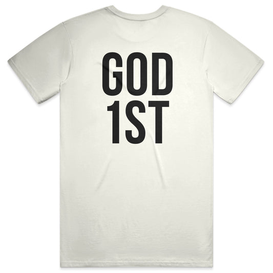 GOD 1ST Soft Tee - Natural