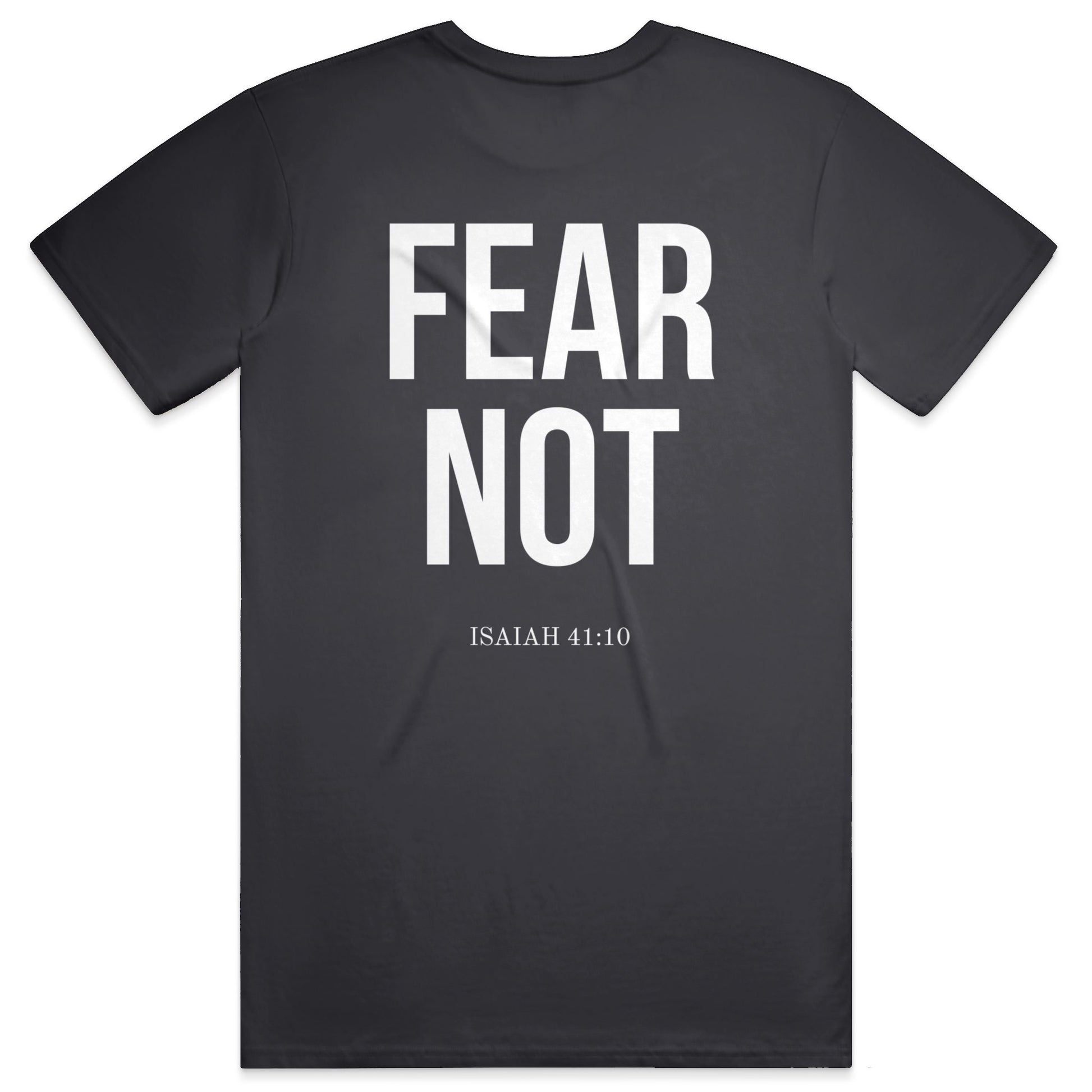 FEAR NOT Soft Tee - Vintage Black