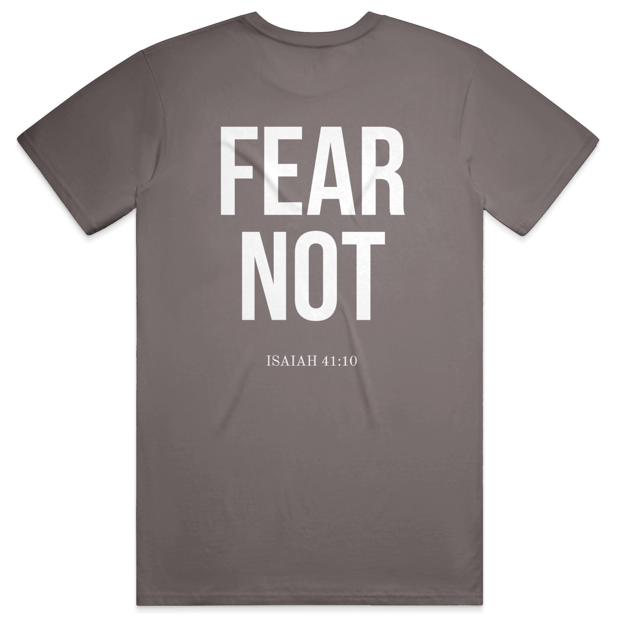 FEAR NOT Soft Tee - Asphalt