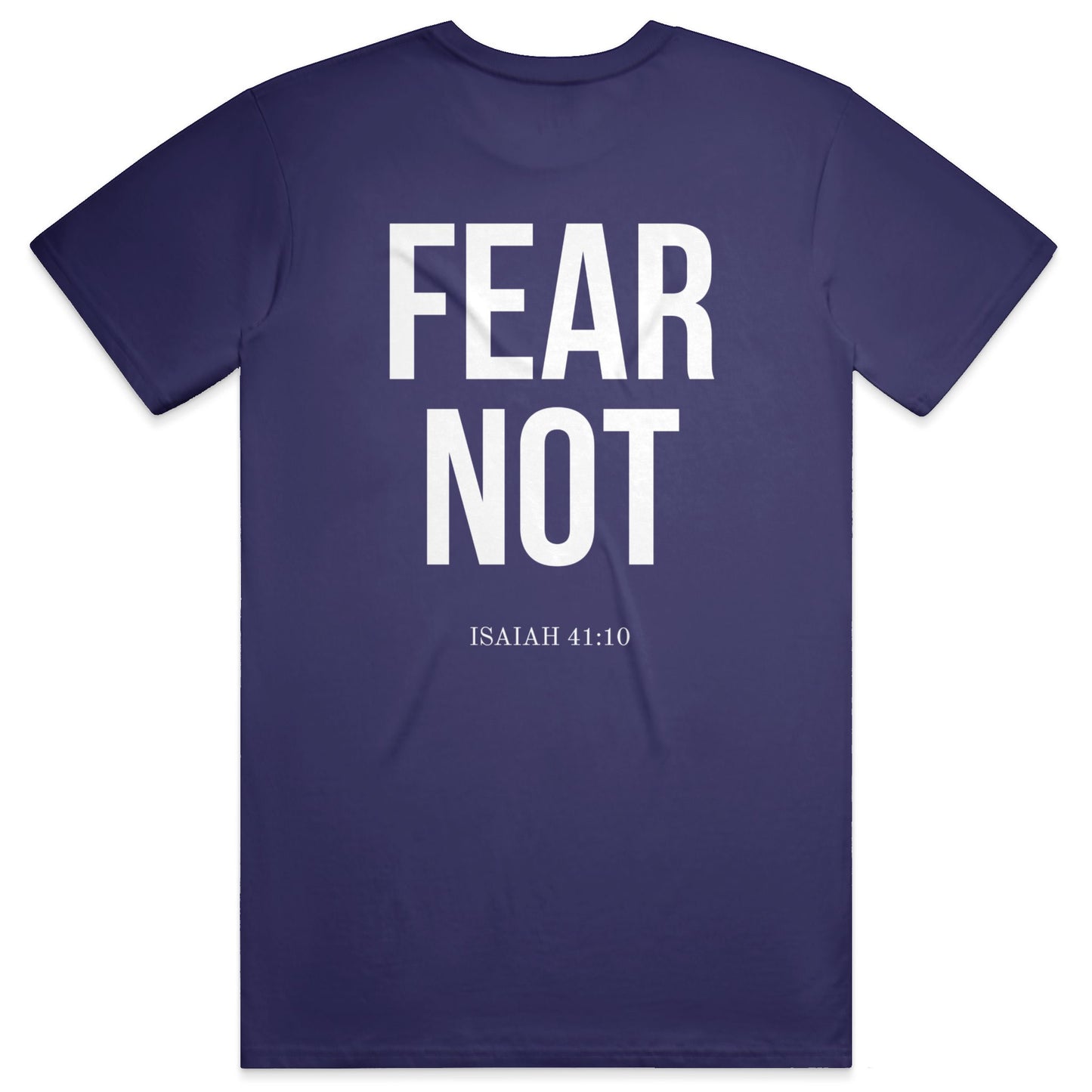 FEAR NOT Soft Tee - Team Navy