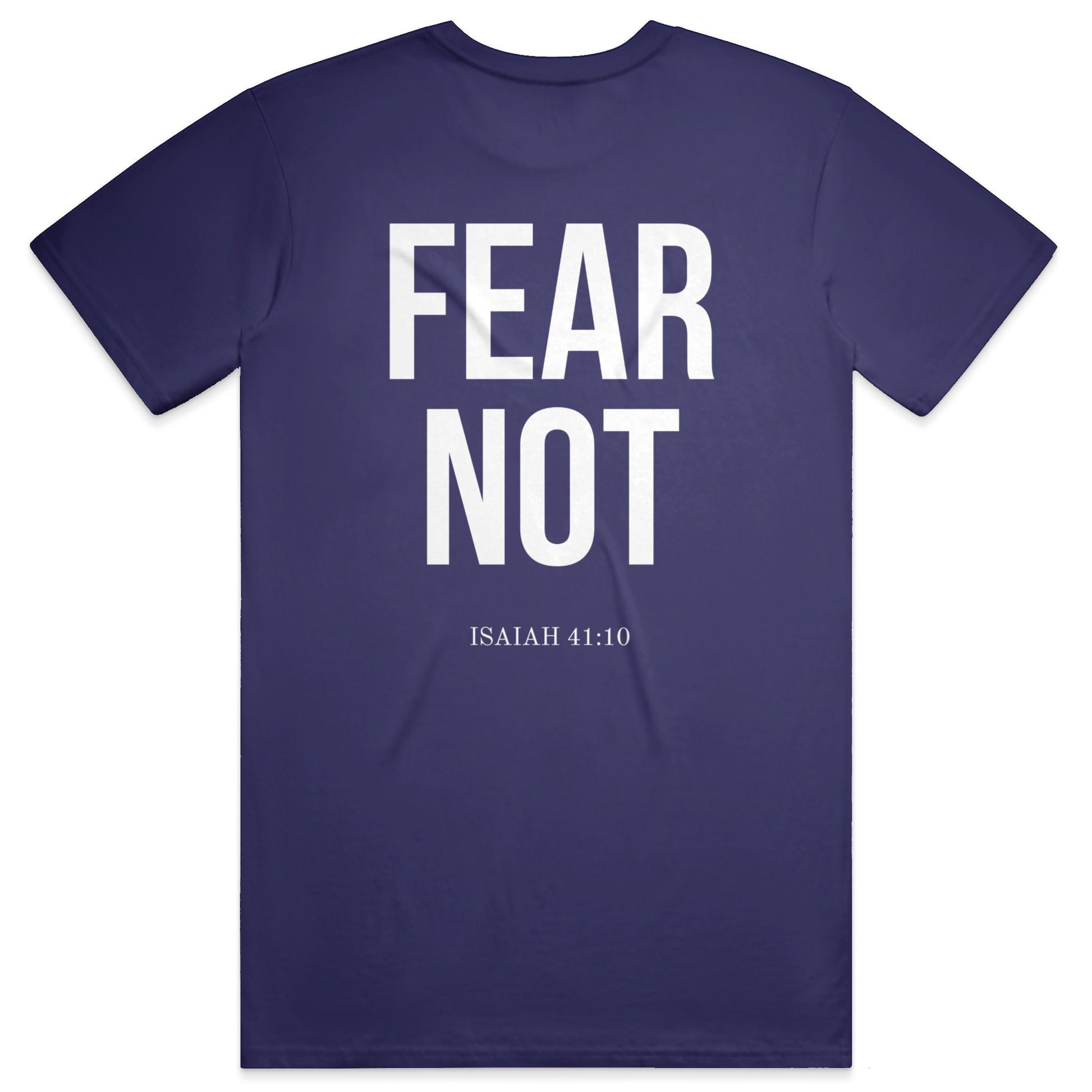 FEAR NOT Soft Tee - Team Navy