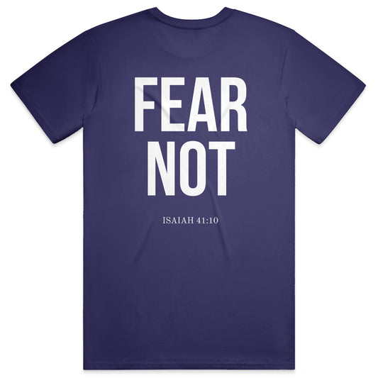 FEAR NOT Soft Tee - Team Navy