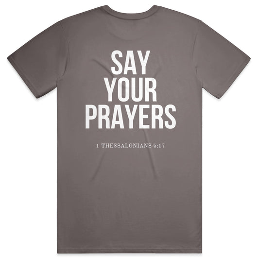 PRAYERS Soft Tee - Asphalt
