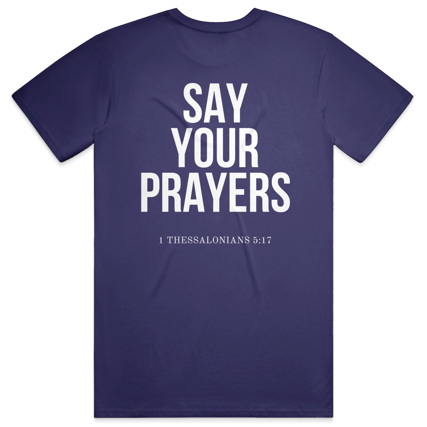 PRAYERS Soft Tee - Team Navy