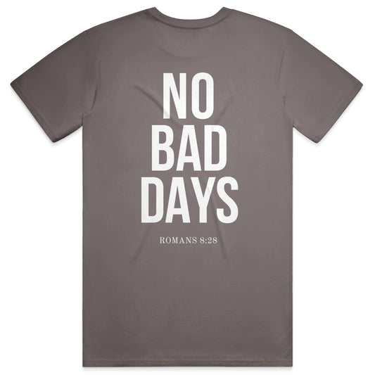 NO BAD DAYS Soft Tee - Asphalt