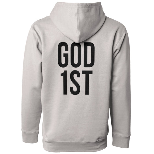 GOD 1ST Premium Hoodie - Black