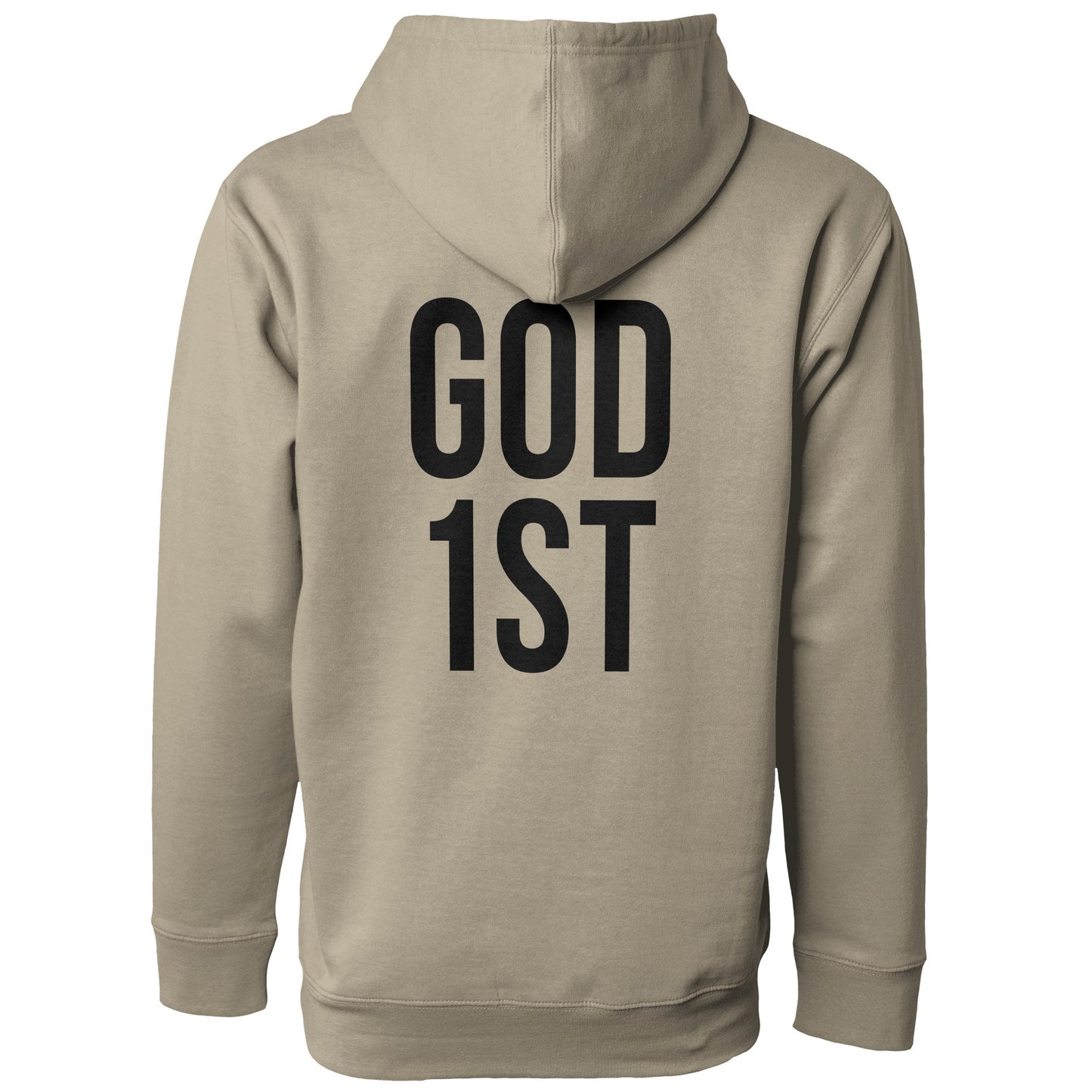 GOD 1ST Premium Hoodie - Sandstone