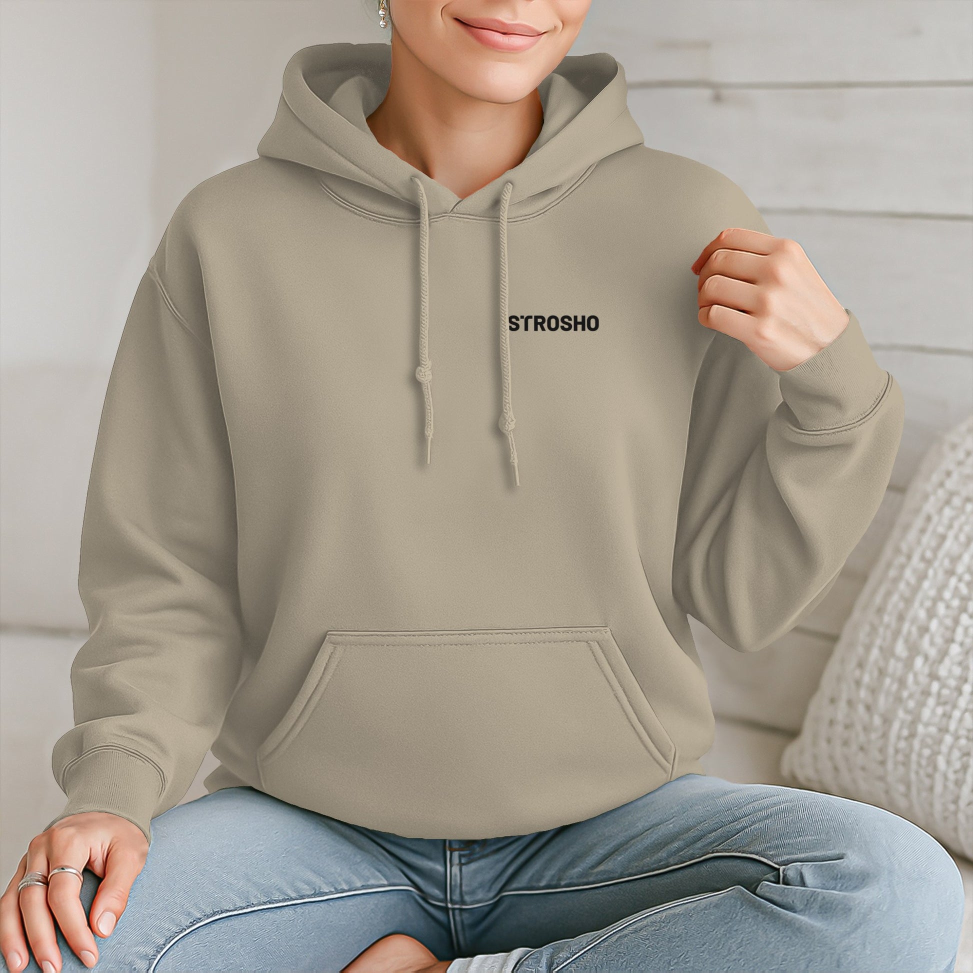 GOD 1ST Premium Hoodie - Sandstone