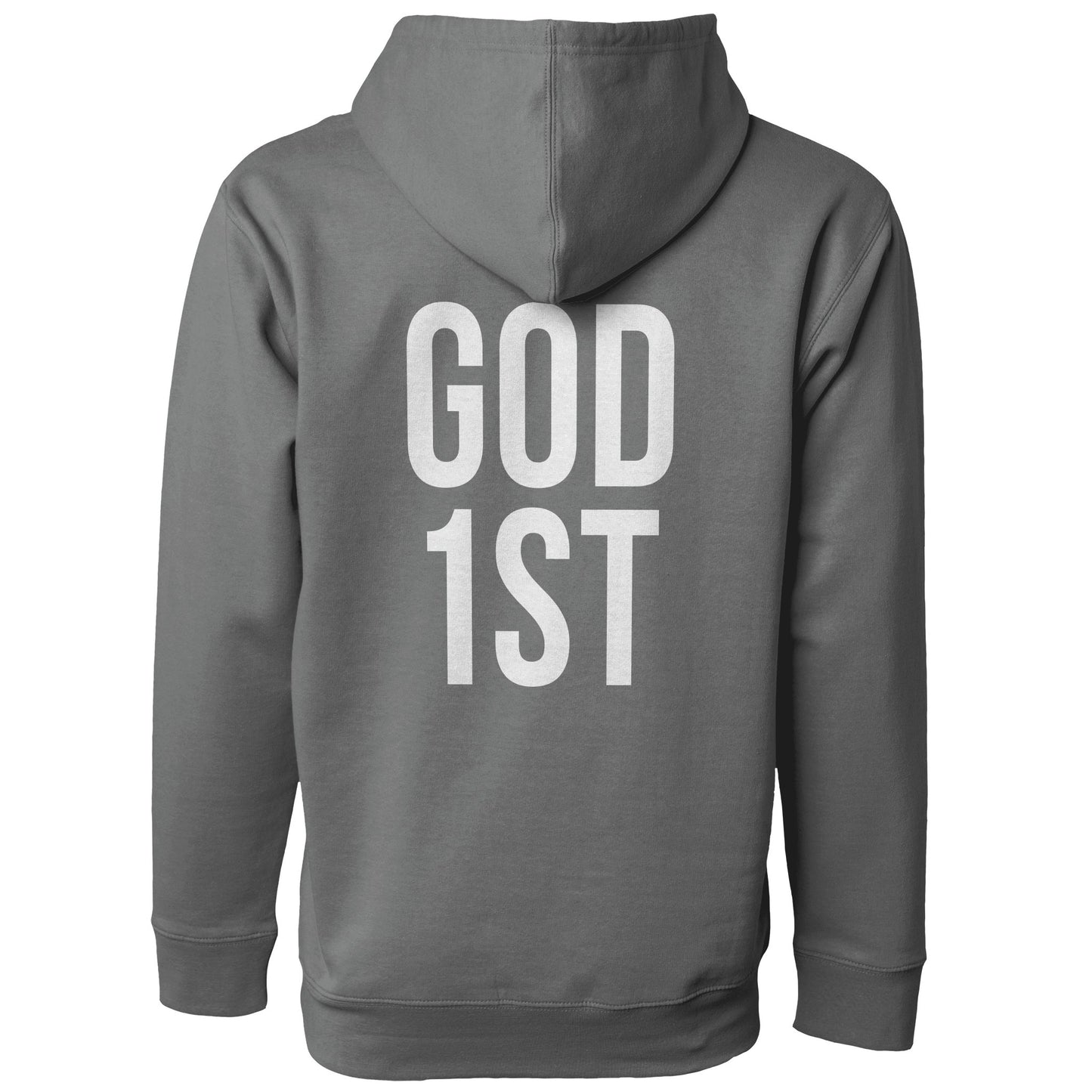 GOD 1ST Premium Hoodie - Charcoal
