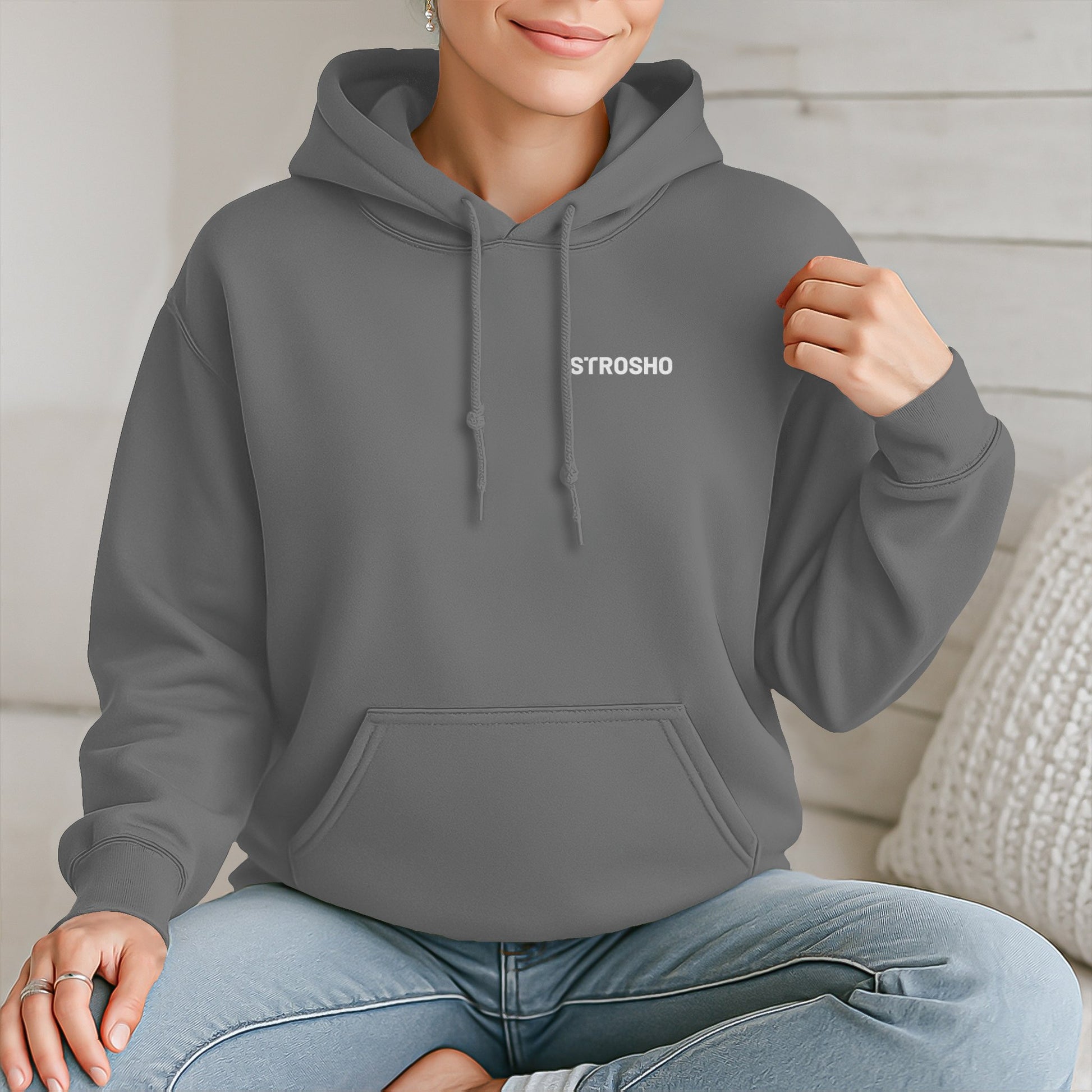GOD 1ST Premium Hoodie - Charcoal
