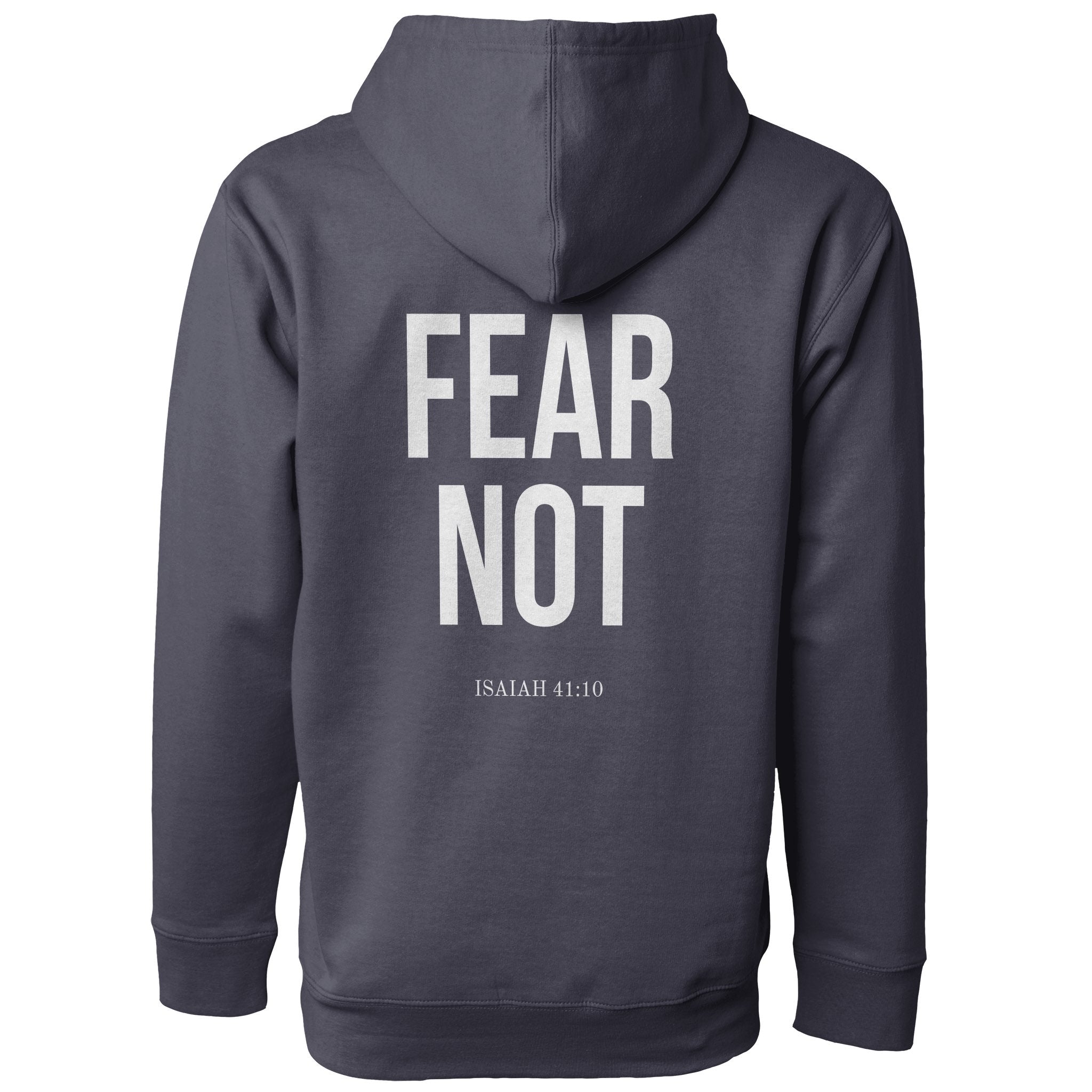 FEAR NOT Premium Hoodie - Slate Blue