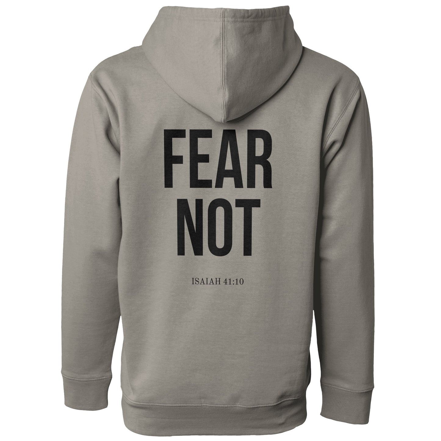 FEAR NOT Premium Hoodie - Cement
