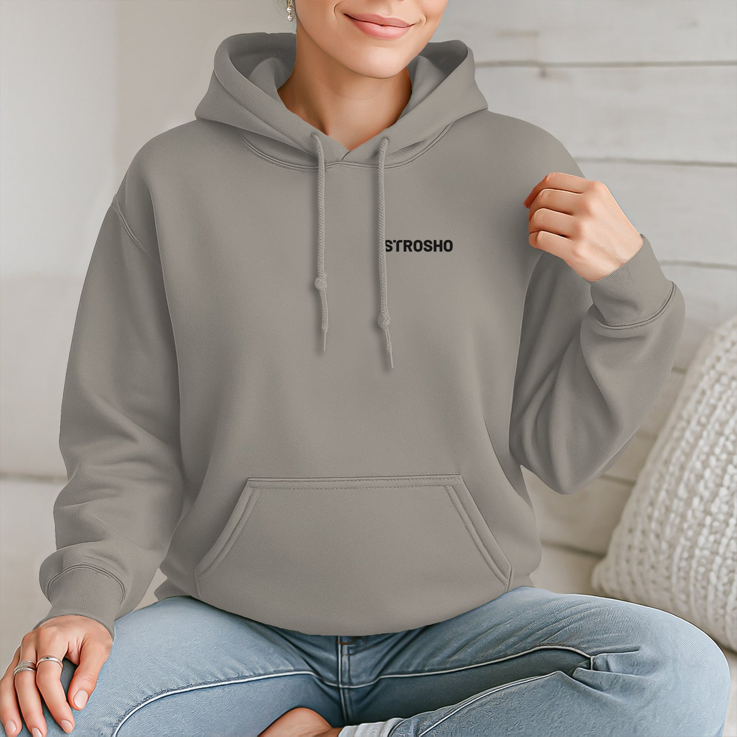 FEAR NOT Premium Hoodie - Cement