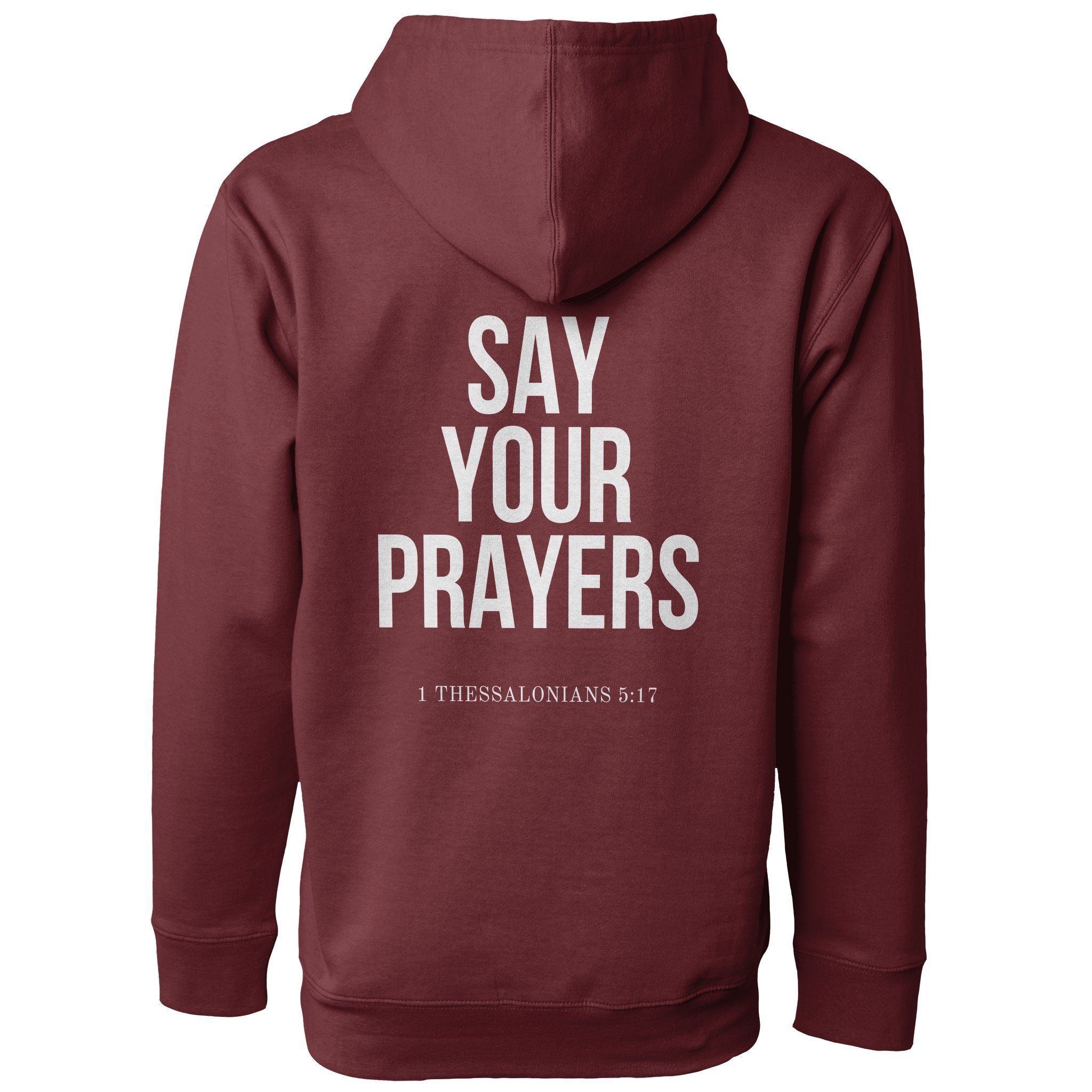 PRAYERS Premium Hoodie - Maroon