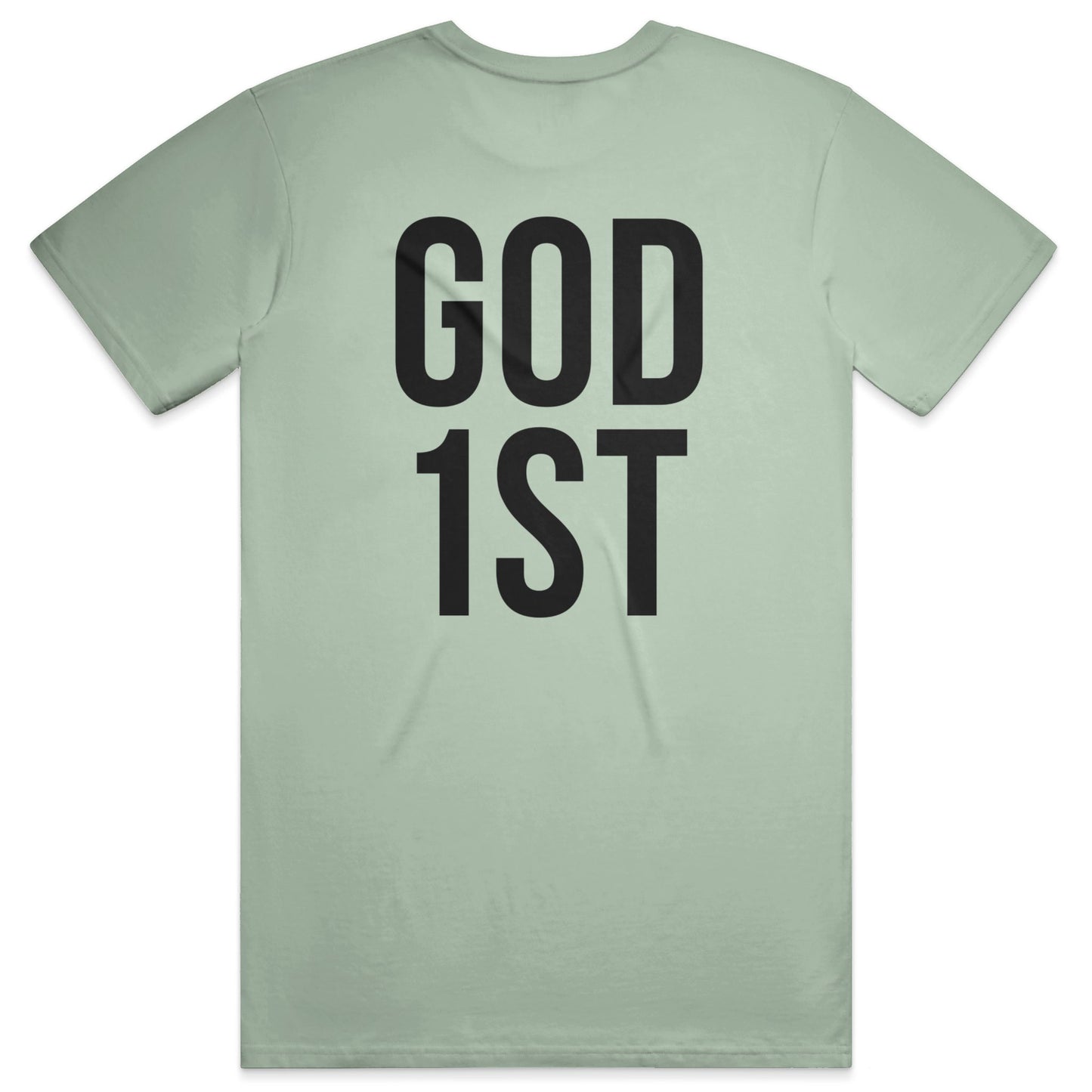 GOD 1ST Soft Tee - Sage