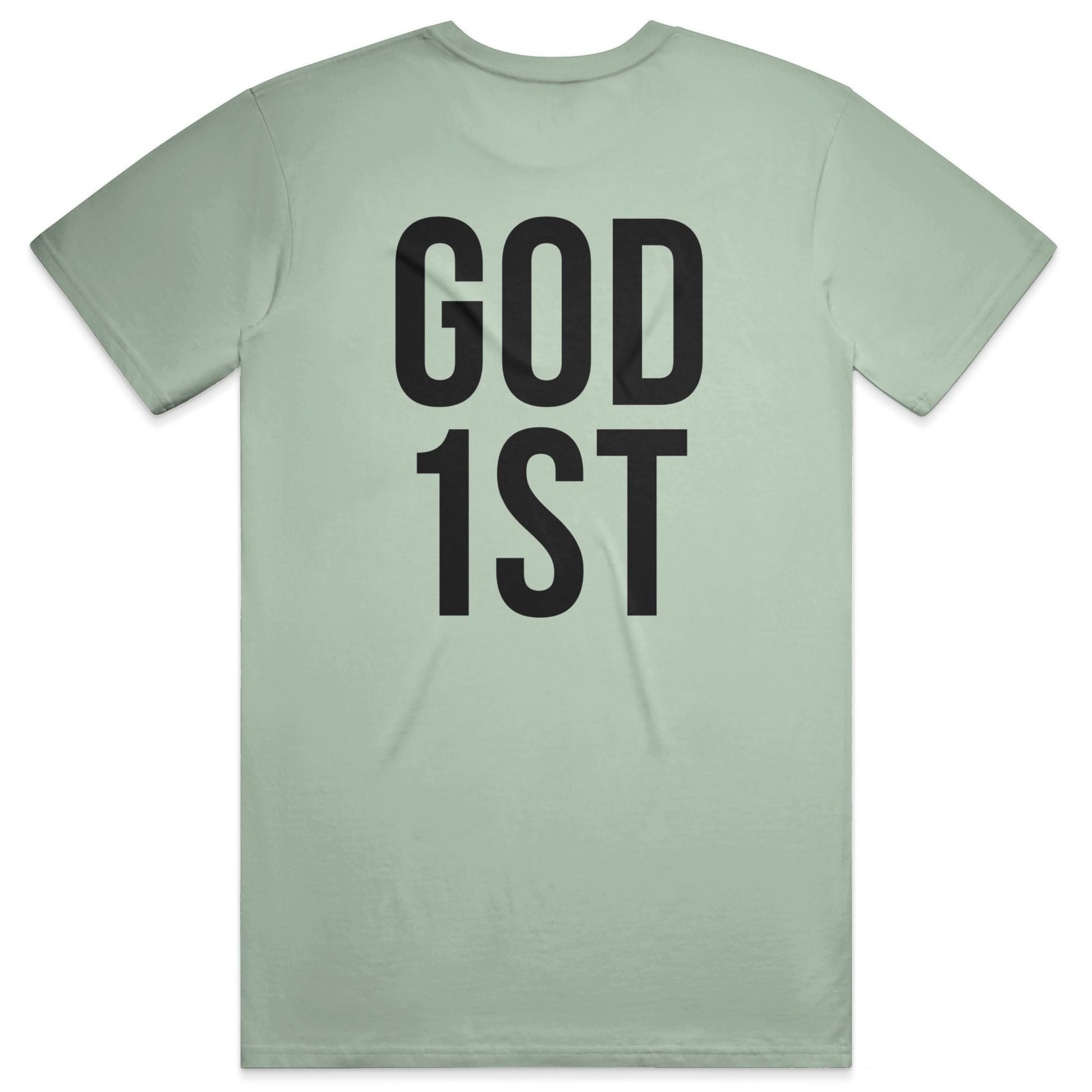 GOD 1ST Soft Tee - Sage