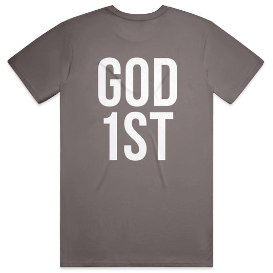GOD 1ST Soft Tee - Graphite
