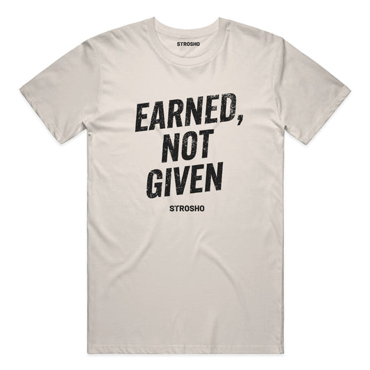EARNED Midweight Tee - Ivory
