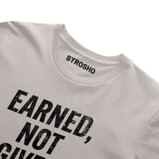 EARNED Midweight Tee - Ivory