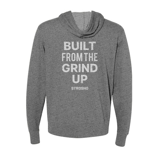 BUILT Zip Hoodie - Salt & Pepper