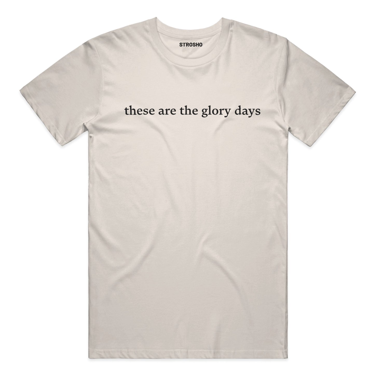 these are the glory days midweight tee - ivory