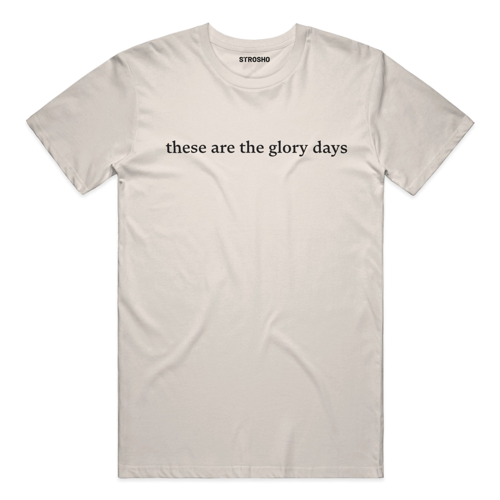 these are the glory days midweight tee - ivory
